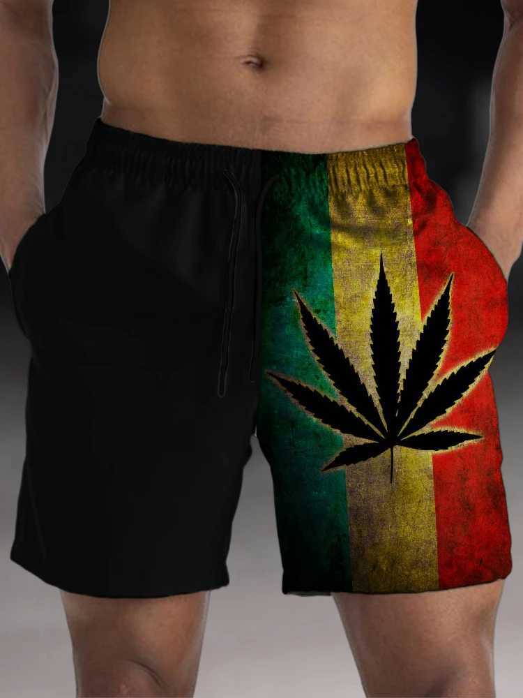 New Love Beach Shorts Mens Swimming Pants Summer 3D Printing Loose and Loose Swimming Pants Mens Clothing Street Clothing W250219