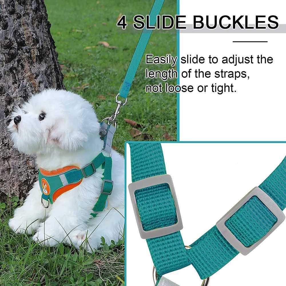 Step-in Dog Harness Small Dog Harness and Leash Set Adjustable Reflective Pet Dog Vest Soft Harness for Puppy Small Medium BreedXJ250218