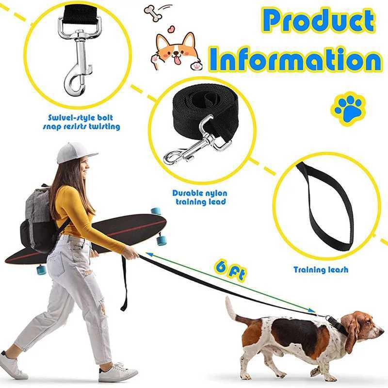 Overlength Dog Leash Durable Nylon Puppy Lead for Small Medium Large Dogs Walking Training Camping Backyard Accesorios Dog ChainXJ250218