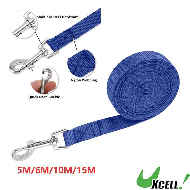 Uxcell Long Training Dog Leash 5M/6M/10M/15M Puppy Leashes for Small Medium Dogs Puppy Lead Outdoor Hiking Adjustable RopeXJ250218