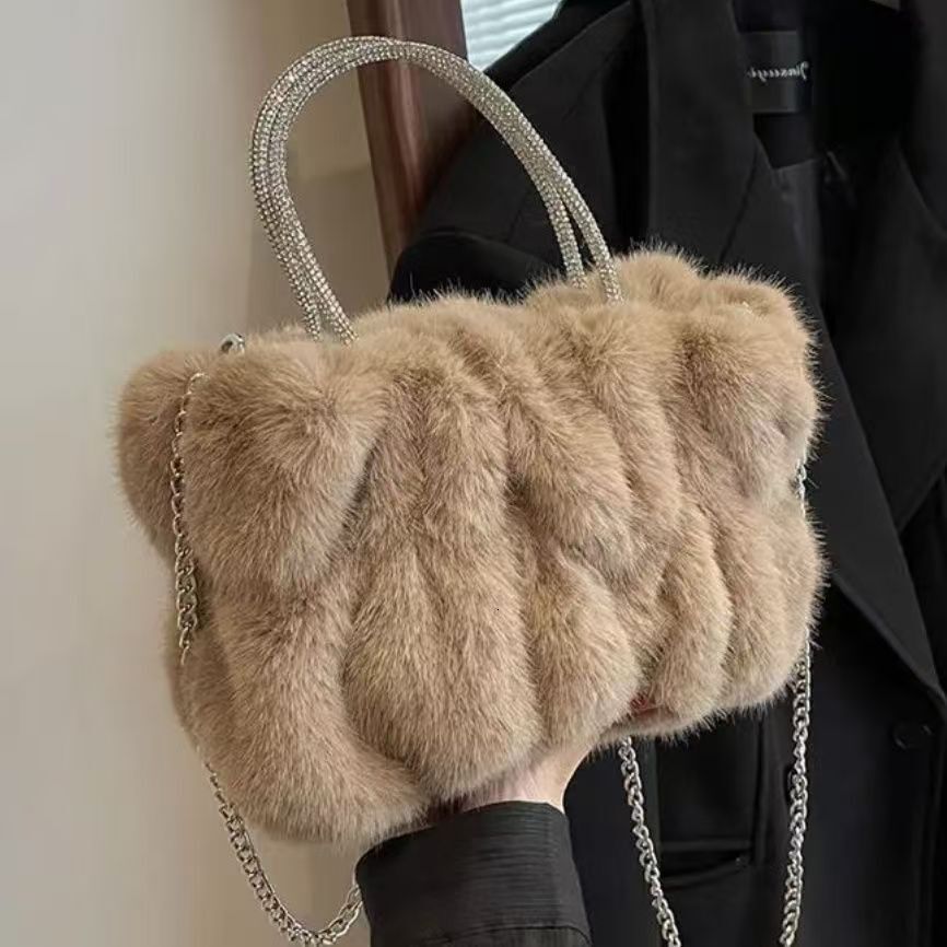 Winter for Women 2025 New Korean Ins Trend Fashion Plush Small and Western Style Single Shoulder Women's Bag #swissmilitary