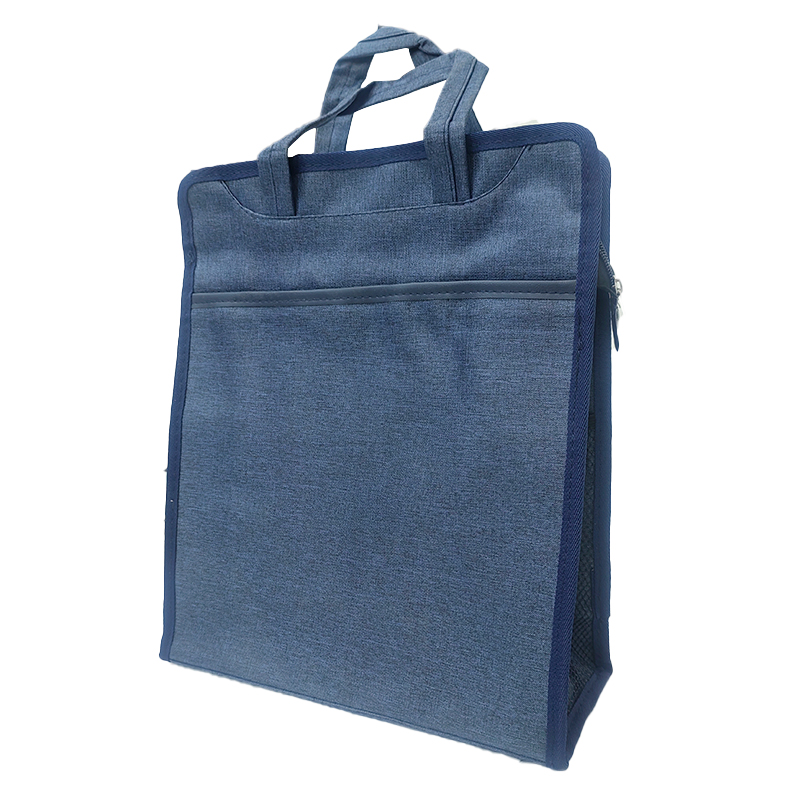 Factory direct vertical file bag, widened handbag, office meeting bag, hand-held briefcase