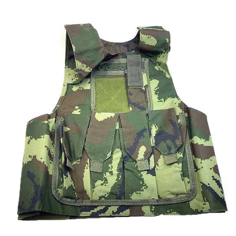 Children Combat Camouflage Vest Kids Airsoft Vests Outdoor Paintball Tactical Waistcoat CS Gear Boys Girl Sniper UniformXJ250219