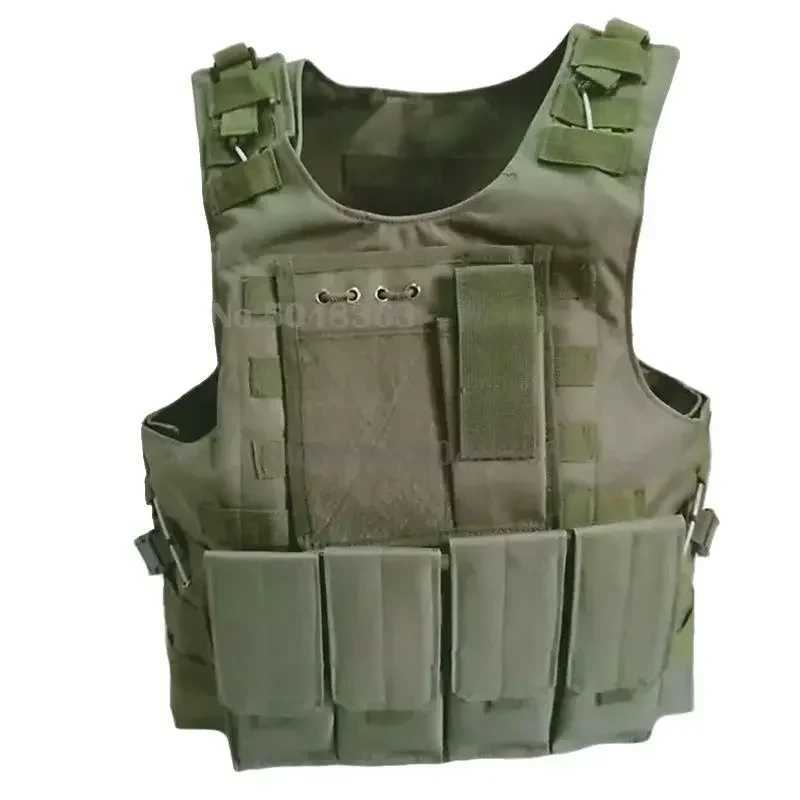 Tactical Vest Hunting Camouflage Assault Molle Vests Outdoor Clothing CS Sports Combat Waistcoat Airsoft EquipmentXJ250219
