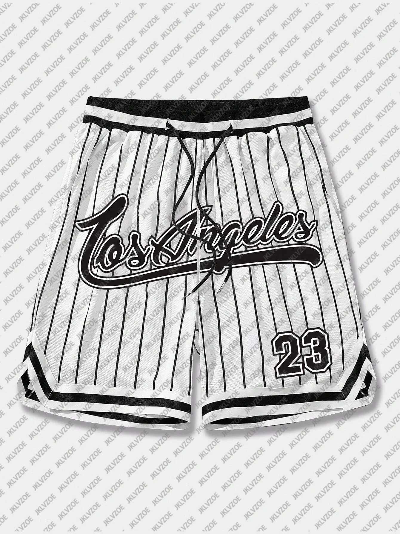 Men's Shorts Los Angeles #23 basketball shorts mens loose beach shorts summer womens quick dry shorts 3D casual over sport shorts z250219