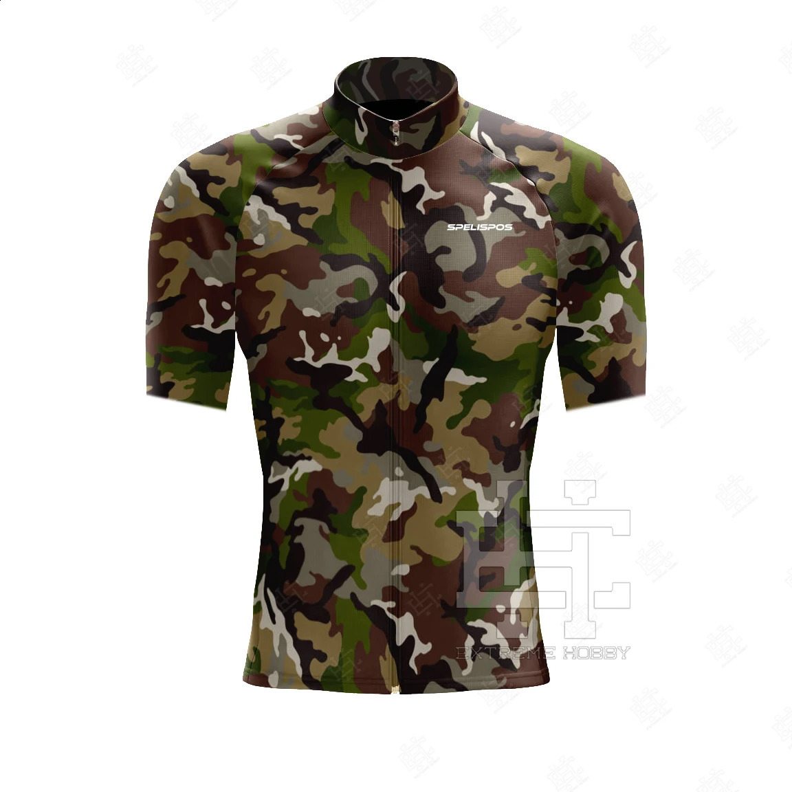 Bicycle Breathable Cycling Tops Wear Summer Bike Gear Short Sleeve Anti-UV Camouflage Kit Shirts Maillot Clothing Cycling 250214