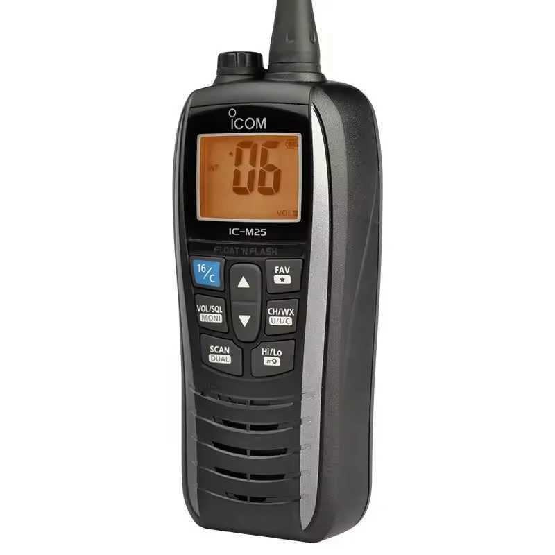 2025 IC-M25 VHF Transceiver Marine Radio float IPX7 Sea Vessel walkie talkie IC M25 Two Way Radio Handheld waterproof intercomXJ250219