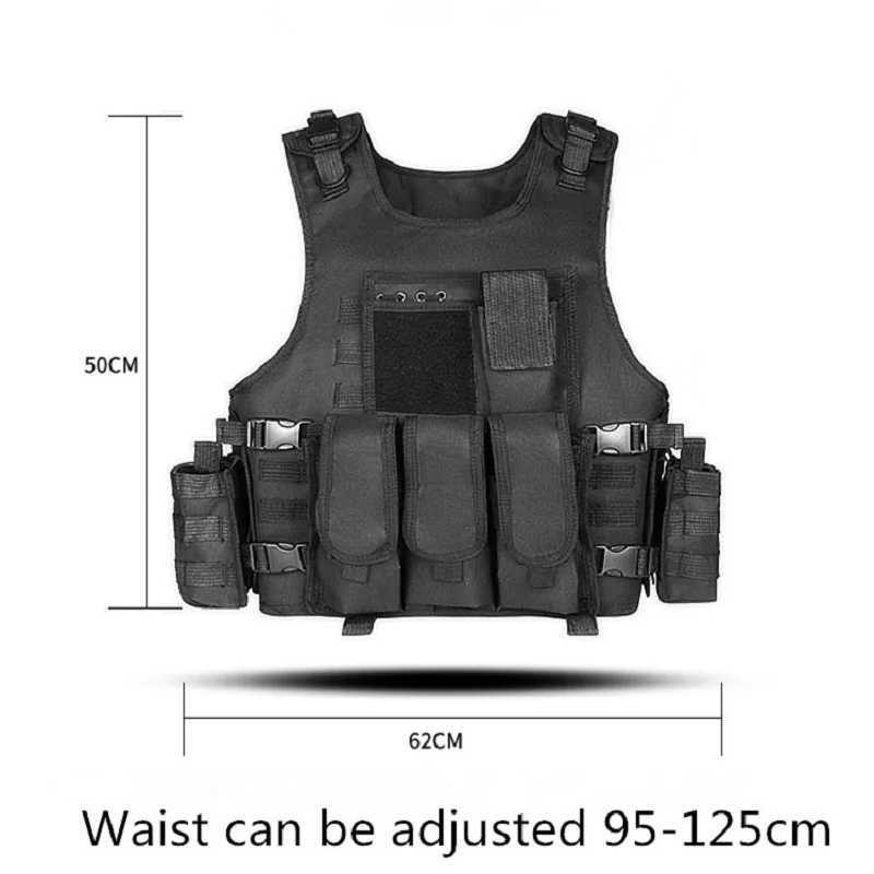 Hunting Vest Molle Airsoft Vest Tactical Vest Plate Carrier Swat Fishing CS Game Outdoor Military Army Armor Police VestXJ250219