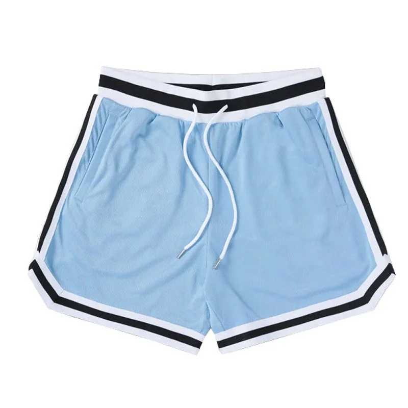 Mens double-decker Sports Shorts Mesh Quick Dry Loose Training Shorts men new Summer Fitness Joggers Casual Breathable Shorts W250219