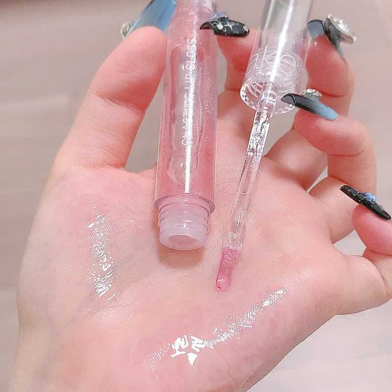 Moisturizing Lip Gloss Mirror Lip Glass Waterproof Liquid lipstick Volume Lip Transparent Lip Gloss Female CosmeticsW250219