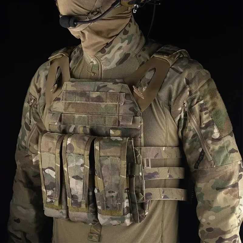 New JPC Tactical Vest 2.0 MOLLE Jumper Plate Carrier Quick Release Hunting Airsoft Vest Combat Training Protective ArmorXJ250219