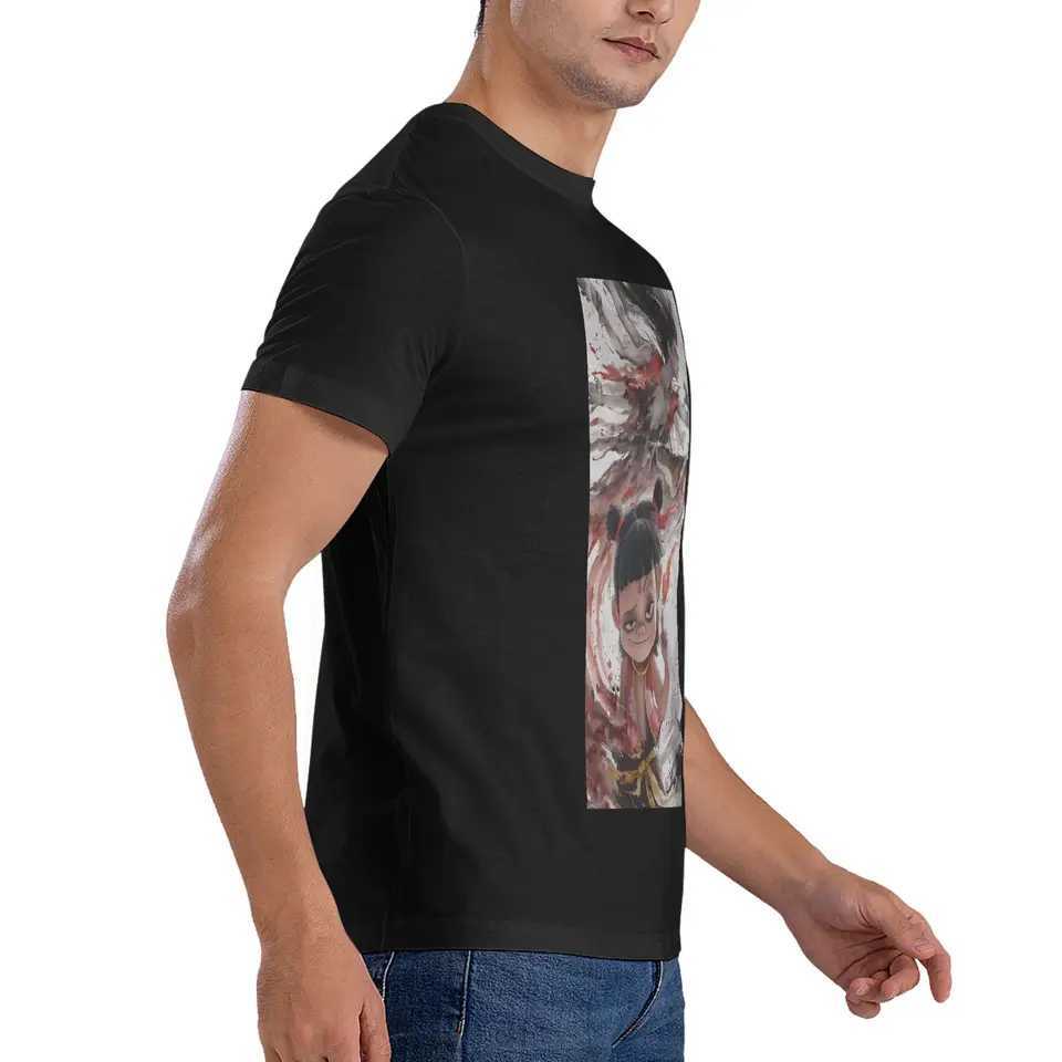 All Seasons Nezha 2 T Shirt For Unisex Birthday Gifts Pure Cotton T-shirts Short Sleeve Clothes M250219
