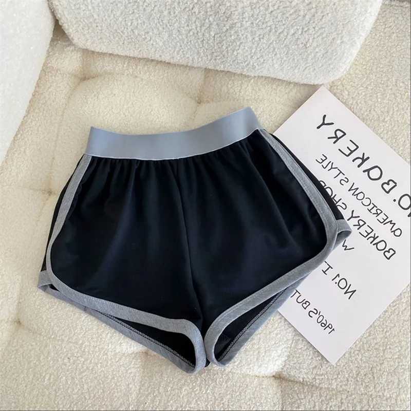 Women Sports Running Shorts Solid Simple Casual Slimming Loose Shorts Striped Short For Ladies Harajuku Summer Fashion Clothing W250219