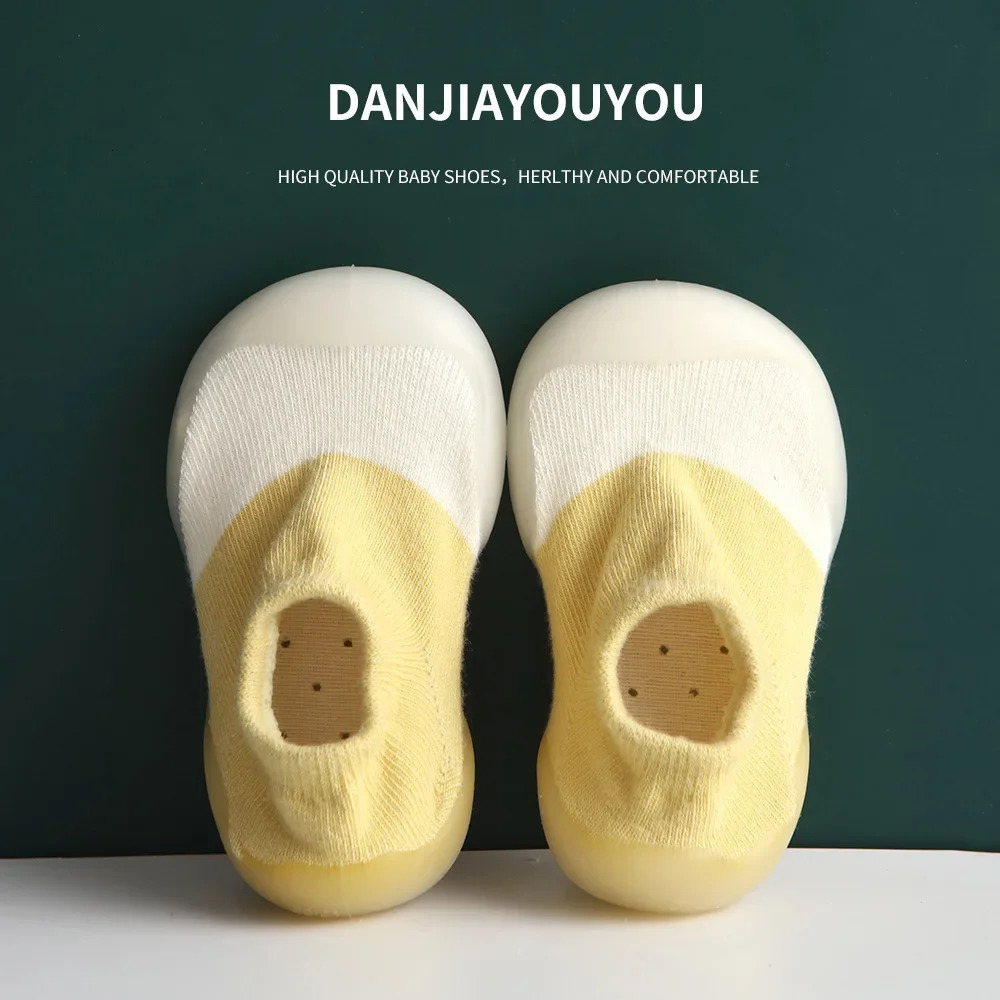 Baby born Shoes Fashion Baby Socks Shoes Toddler First Walkers Boy Girl Toddler Shoes Anti-Slip Soft Rubber Shoe 250219