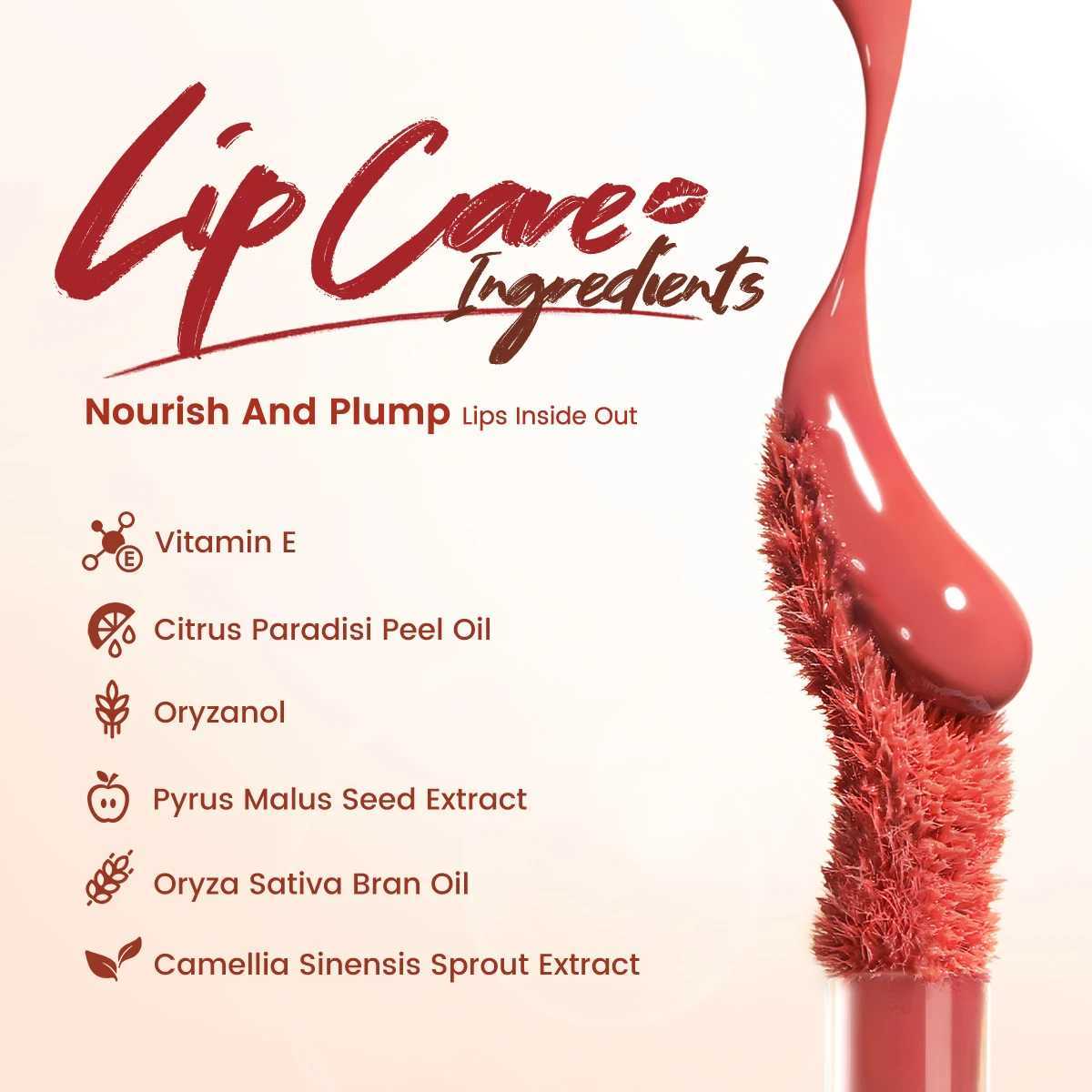 FOCALLURE Glazed Shine Liquid Lipstick Waterproof Lightweight Lip Glosses Transferproof Moisturizing Lip Tints Makeup CosmeticsW250219