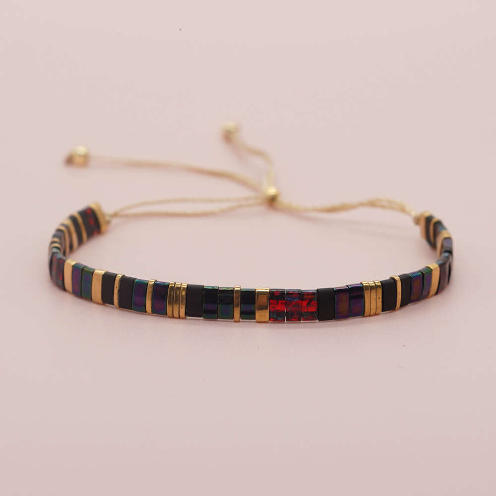 Commuter Ethnic Style Jewelry Tila Beads Fashion Trend Handmade Weaving Bracelet