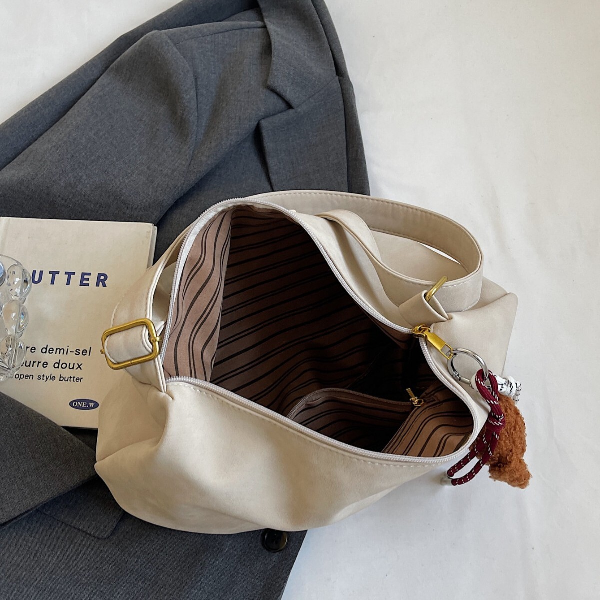 Large capacity for women 2025 new high-end texture niche autumn and winter versatile single shoulder crossbody canvas dumpling bag #swissmilitary