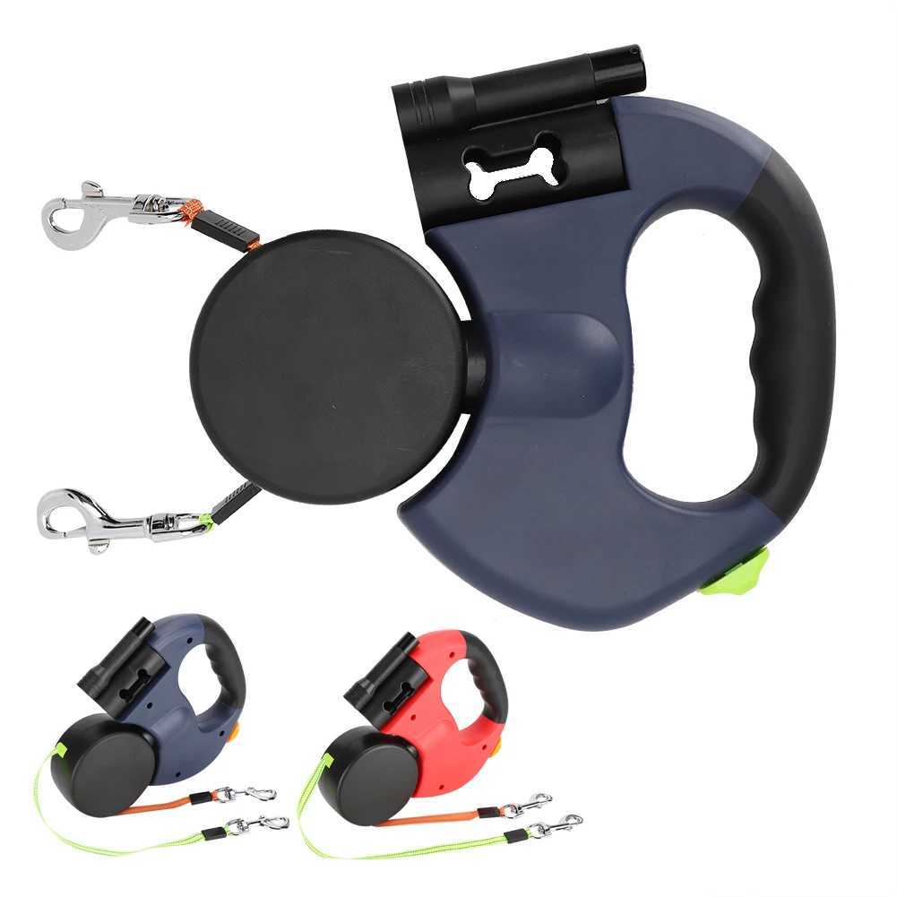 LED Traction Rope Pet Walking Automatic Extendable Flexible Dog Cat Traction Rope Headed Hand Holding with LED LightXJ250218