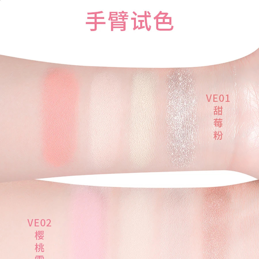 VEECCI Face Palette Eye Full Face Powder Makeup Palette Enriched With Vitamin E Highlighter BlushBronzer Iluminador 250214