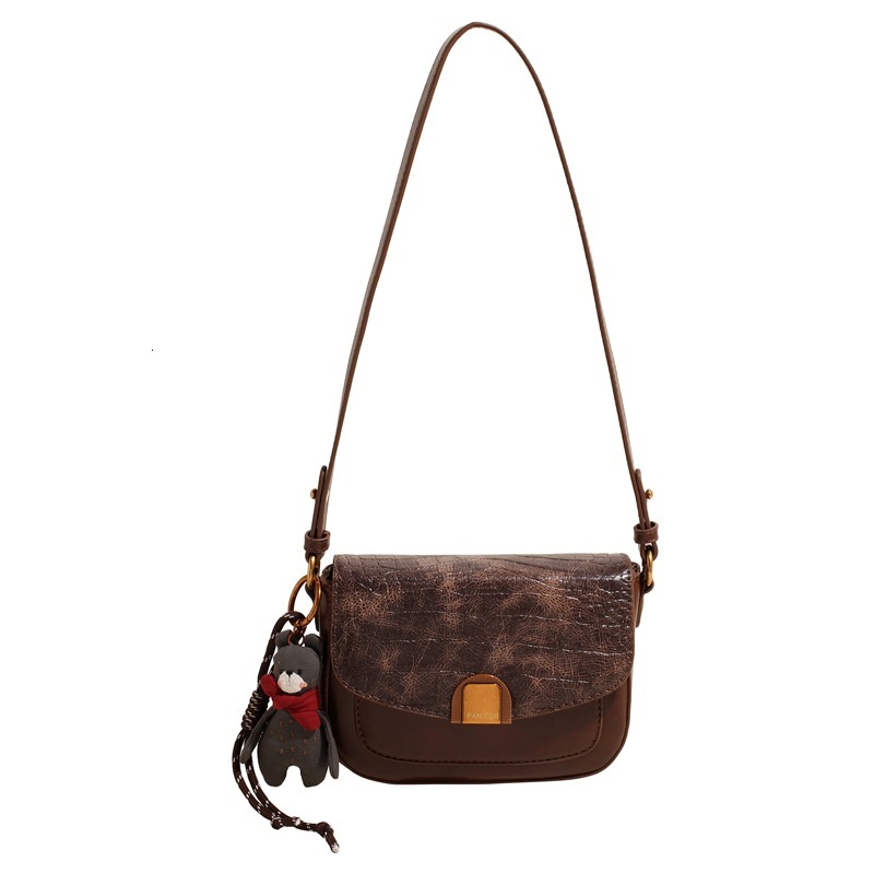 Fashion saddle 2025 new casual commuting crossbody shoulder bag, female niche design bag #swissmilitary