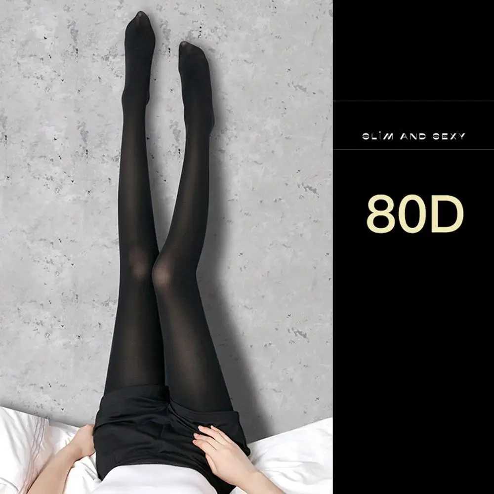 Thin Pantyhose Black Stockings Leggings Hosiery Slim Breathable See Silk Through Anti-hook Ultra Tights T250219