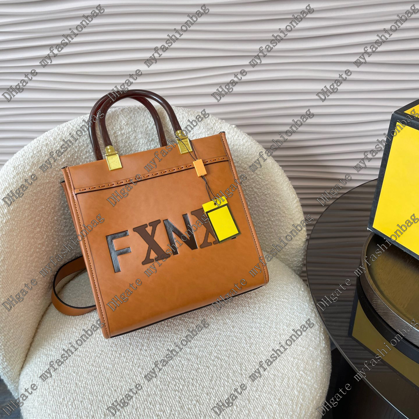 Designer bag Handbag Tote Bag Sunshine Embossed Logo Sunlight Bag Large Capacity Genuine Leather Material Large Size Unisex