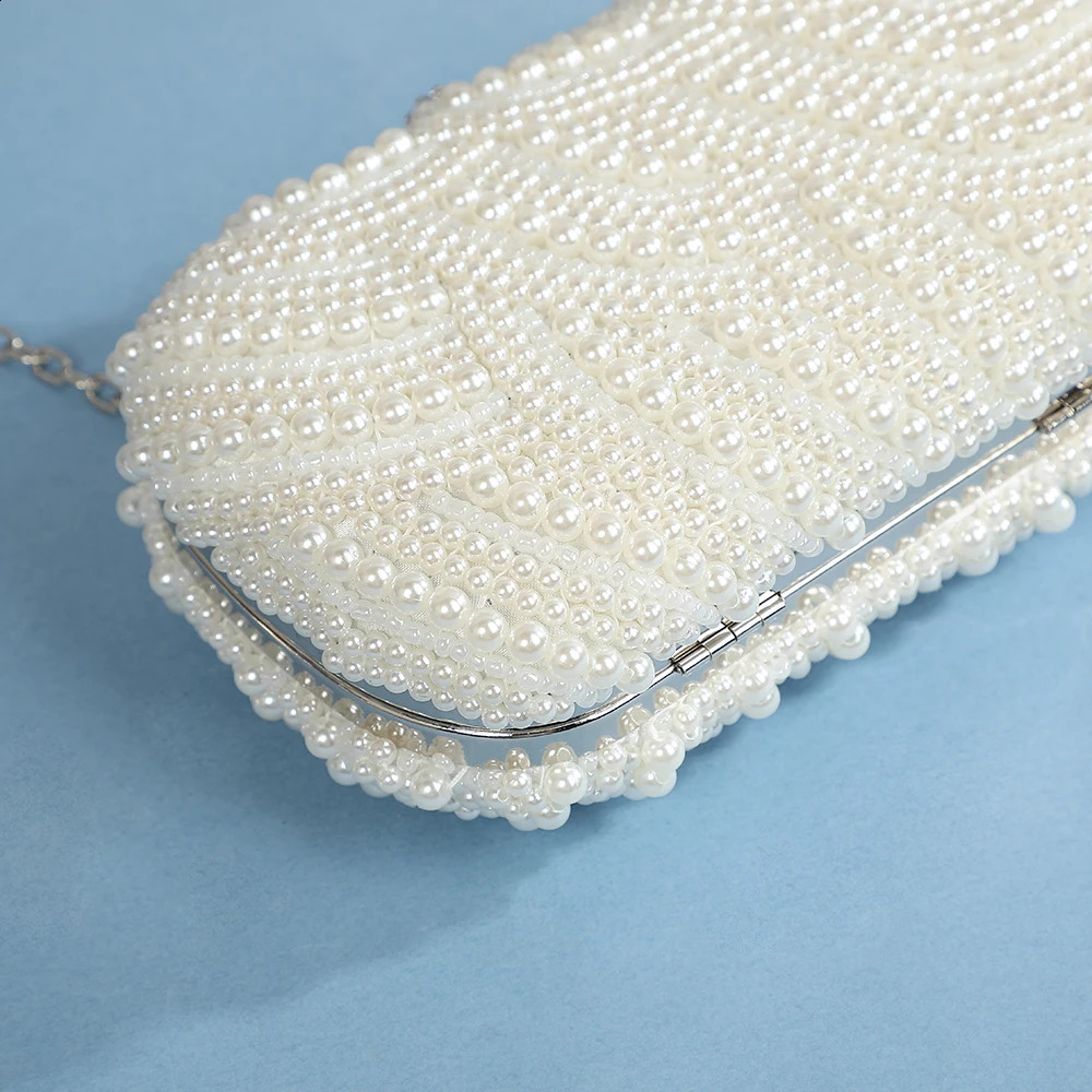 Retro Style ious ner Dinner Bag Pearl Fashionable Practicaldecoration Women Handbag Party Wave Shape Evening 250218