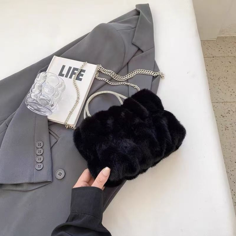 Winter for Women 2025 New Korean Ins Trend Fashion Plush Small and Western Style Single Shoulder Women's Bag #swissmilitary