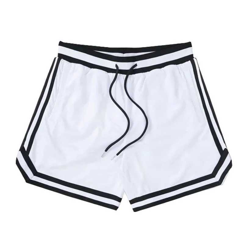 Mens double-decker Sports Shorts Mesh Quick Dry Loose Training Shorts men new Summer Fitness Joggers Casual Breathable Shorts W250219