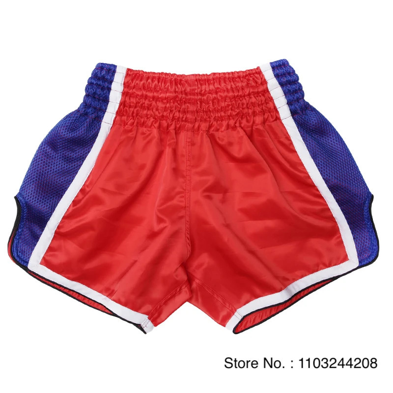 Muay Thai Shorts No Boxing Mens Kids Grappling Kickboxing Cage Fighting Plain Martial Arts Clothing 250219