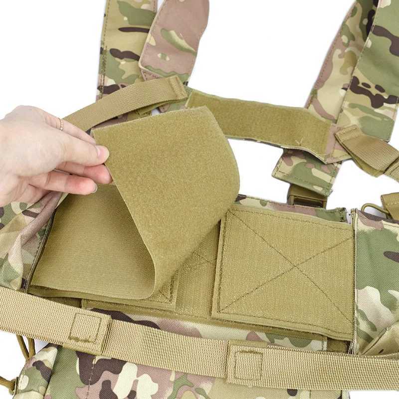 Military Enthusiast Outdoor D3 Tactical Chest Hanging Multifunctional Vest MC Lightweight Bellyband Vest SetXJ250219