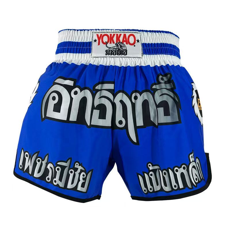 Thai boxing pants quick dry sports breathable basketball quarter pants printed American casual shorts