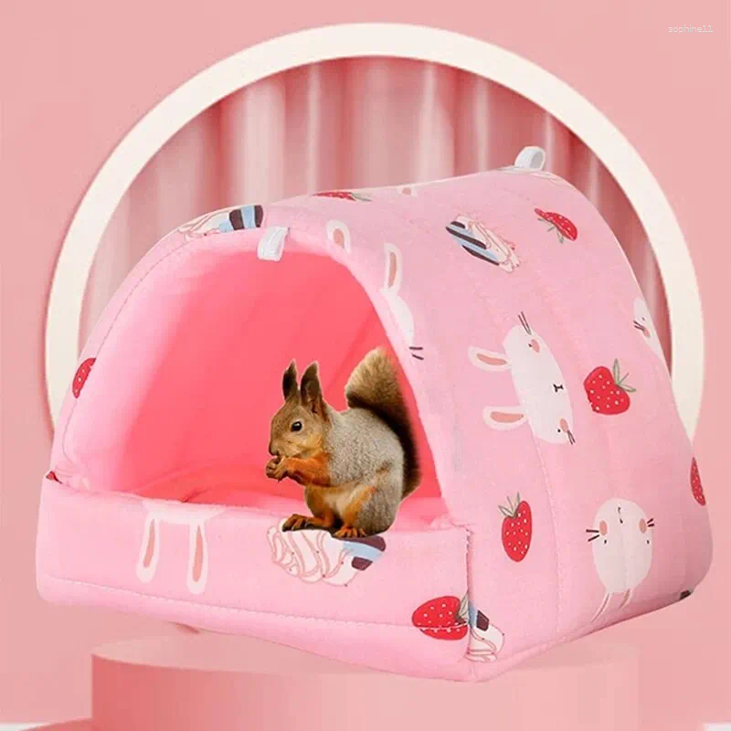 Update Hedgehog Chinchilla Hamster Small Animals Cute Nest Cave Rat Warm Bed House