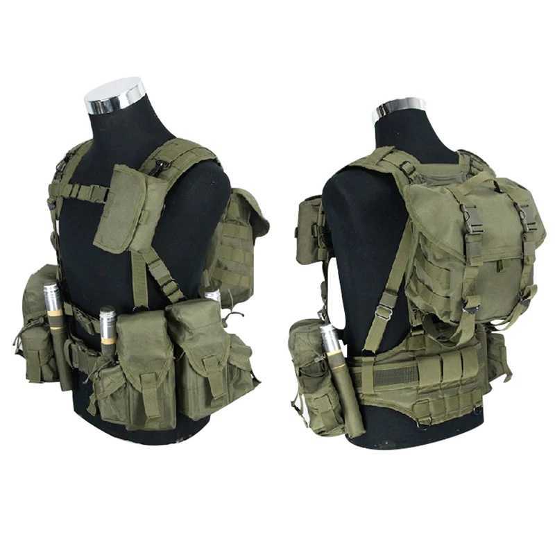Russian Special Forces Smersh Tactical Vest Outdoor Breathable Adjustable Lightweight Vest Hunting Activity EquipmentXJ250219