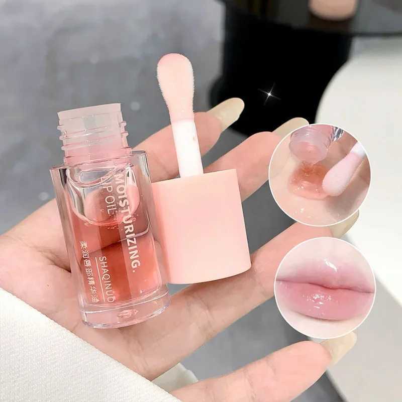 Transparent Water Gloss Jasmine Lemon Green Lip Oil Lasting Moisturizing Honey Lip Gloss Fading Lip Lines Lip Care OilW250219