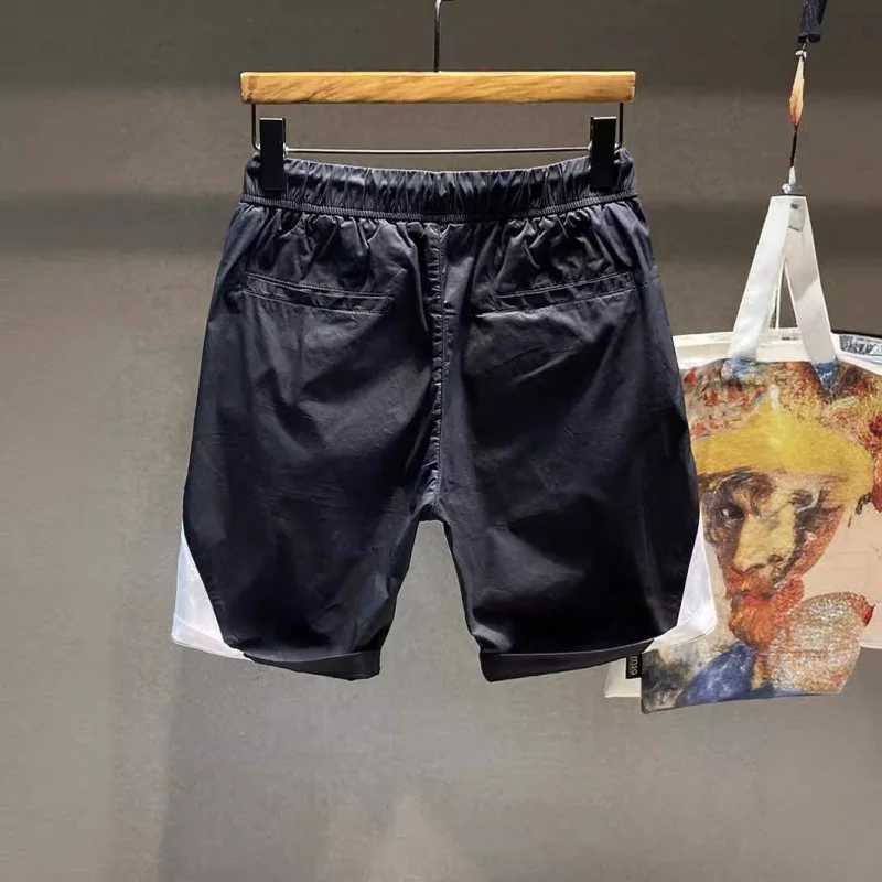 Men's Shorts Summer Casual Pants Shorts Mens Printed Basketball Sports Breathable Loose Elastic Cropped Beach Pants z250219