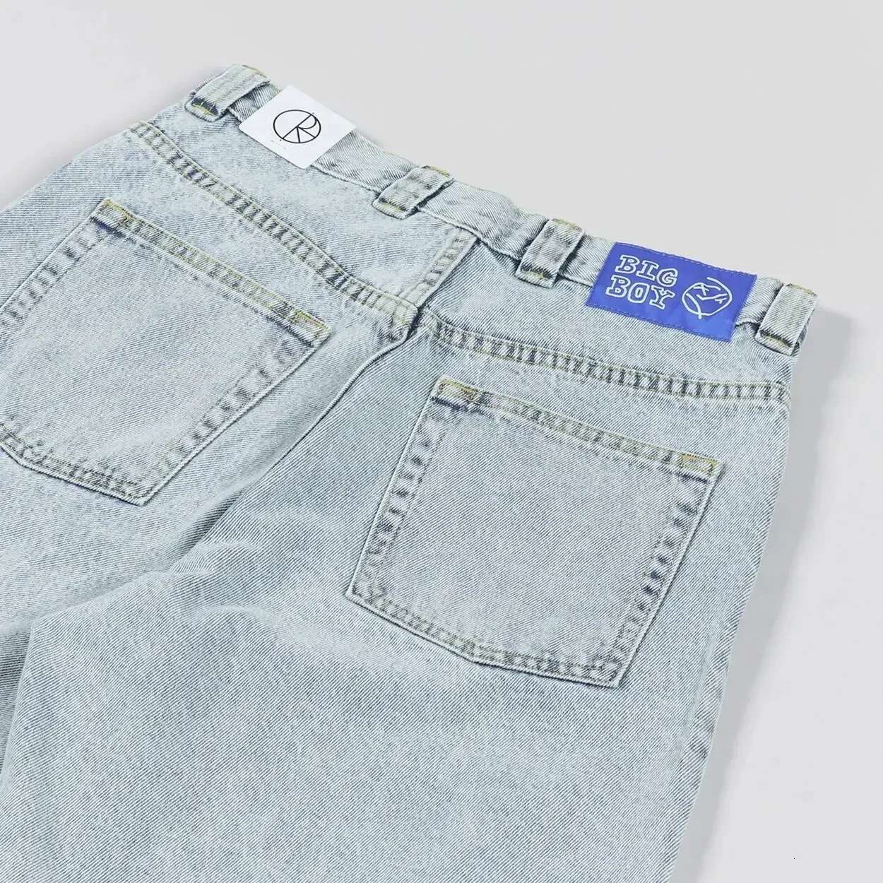 Big Boy Retro Hip-hop Cartoon Pattern Street Wear Denim Embroidery Designer Loose Denim Shorts Jorts New Haruku Gym Sports Basketball Shorts Men'