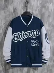 Spring And Autumn Street Mens Fashion Trend Loose Casual Baseball Uniform Jacket Suitable For Outdoor Dating 250218