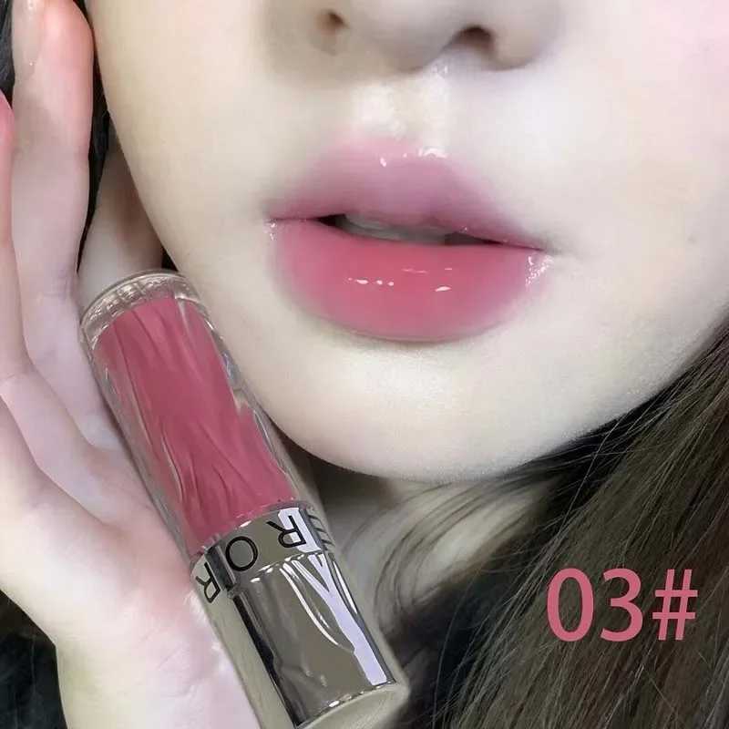 Crystal Pink Nude Mirror Lip Gloss Clear Moisturizing Jelly Lip Oil Lasting No Sticky Sexy Lip Glaze Water Light Liquid LipstickW250219