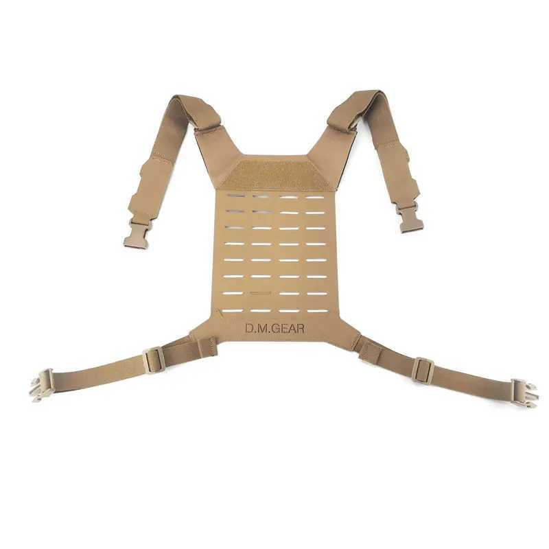Airsoft D3 SS MK Chest Rig Tactical MOLLE Vest Chest Rig Strap Universal Vest Back Panel Equipment AccessoriesXJ250219