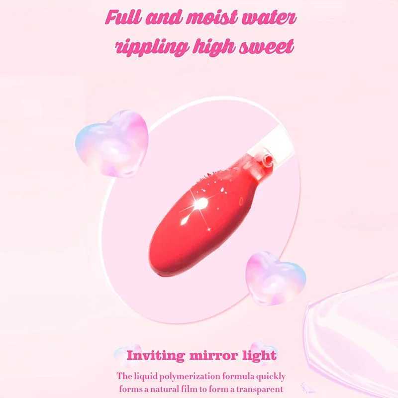 6Pcs Mirror Lip Glaze Set Moisturizing Pudding Lipgloss Long lasting Lip Protection Oil Hydrating Liquid Lipstick Lips CosmeticsW250219