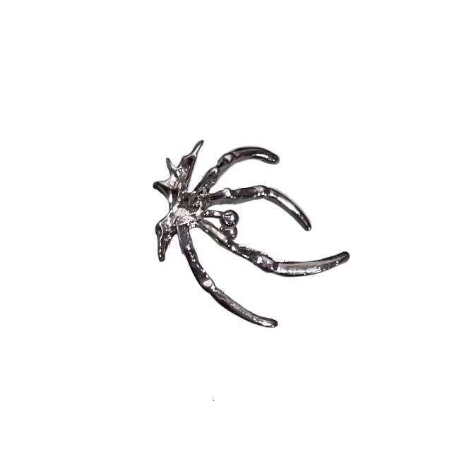 Spider bone clip without hole y2k spicy girl subculture niche punk hip-hop male and female earrings ear accessories