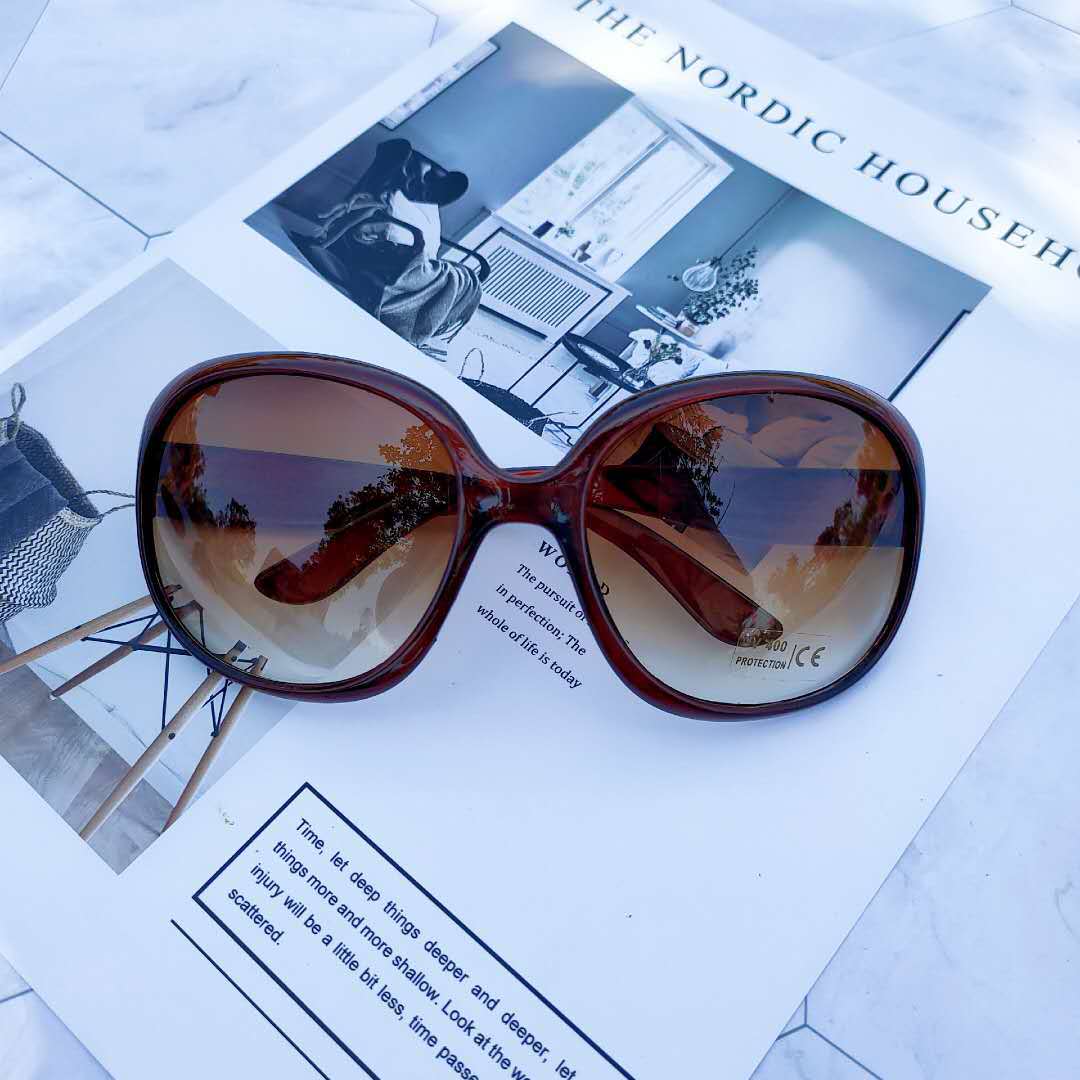Fashion personality trend round frame sunglasses Women's sunglasses sunglasses 2025s