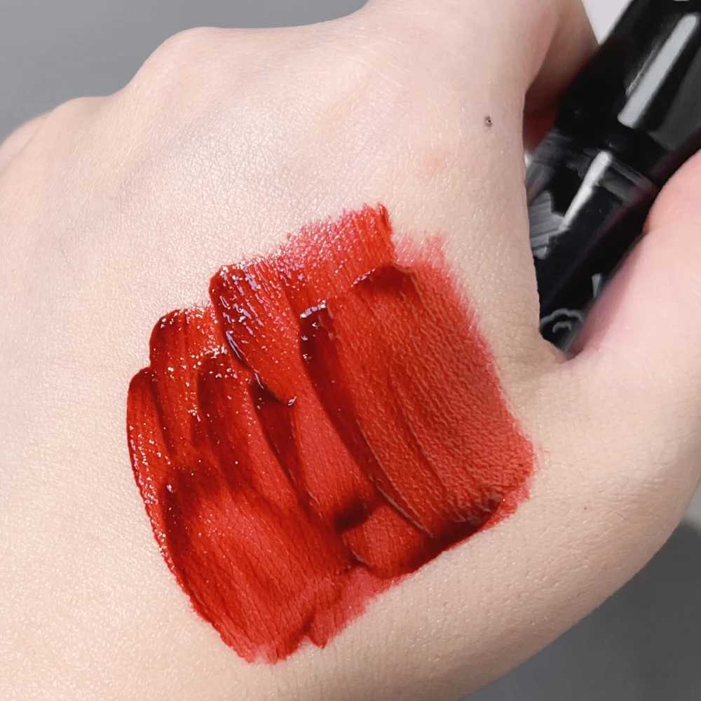Moisturizing Jelly Mirror Lip Gloss Shuiguang Black Tea Liquid lipstick Lasting lipstick Lip Color Makeup Korean CosmeticsW250219