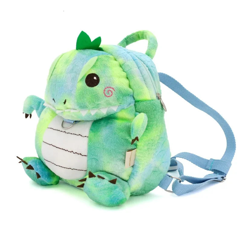 Cartoon Anti-walking Lost Shoulder Backpack Baby Girls Boys Plush Small Bags With Traction Rope Anti-lost Toddler Schoolbag 250219