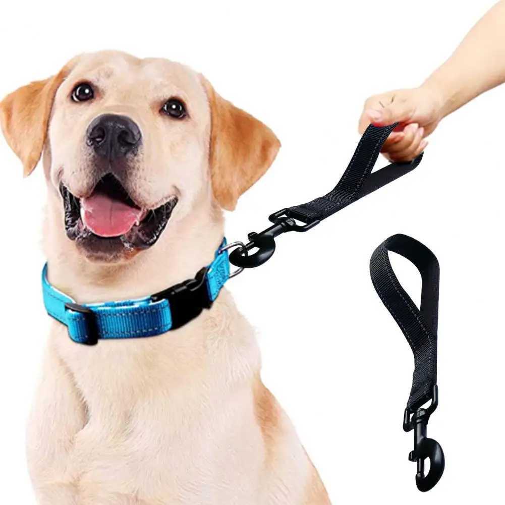 Short Dog Leash 12 Dog Traffic Lead Leash with Padded Handle Heavy Duty Nylon Dog Traction Rope for Training WalkingXJ250218