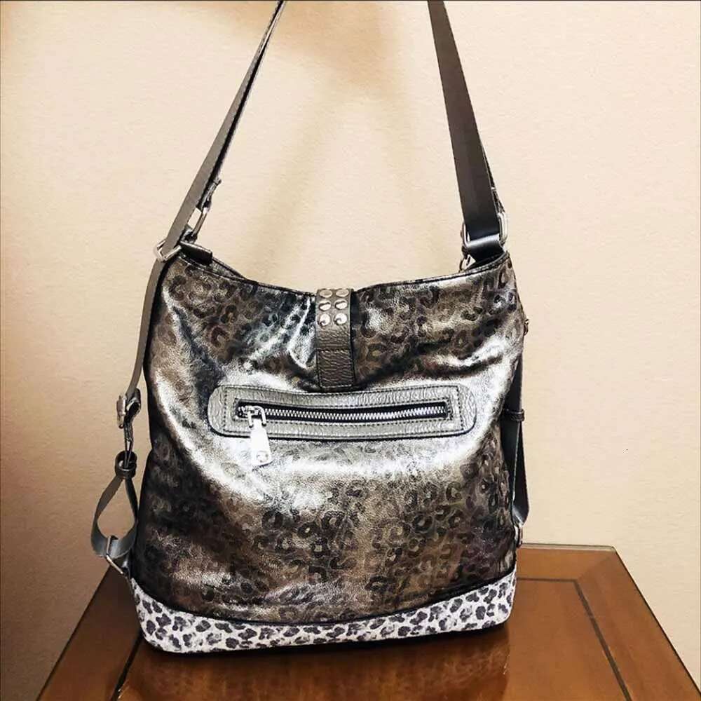 2022 New Genuine Leather Handbag Lady Shoulder Crossbody Female Vintage Women Messenger Bag Brand Large Capacity Tote
