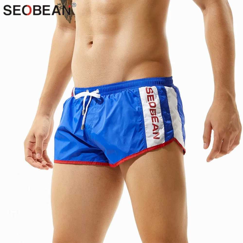 Men's Shorts SEOBEAN Shorts Mens Bermuda Beach Men Shorts Male Brand Board Shorts Mens Short Leisure Fitness Fashion Jogger 4 Colors z250219