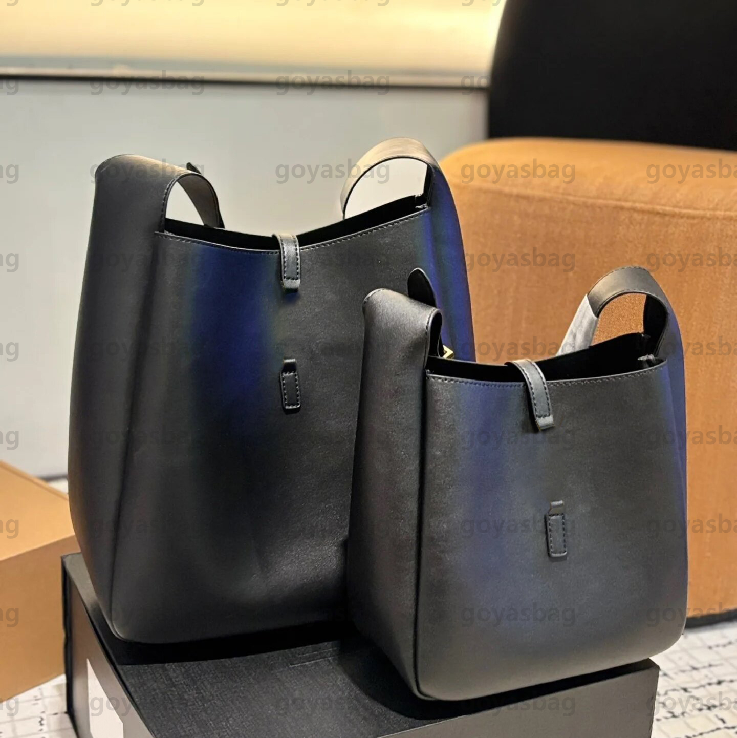 Designer Bucket Bag Tote Bag LE 5A7 LE 37 Hobo Bag Bucket Shoulder Shopping Tote Bags Fashion Real Leather Crossbody Handbags