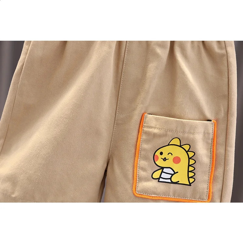 Children Clothing Fashionable Boys Clothes Set Summer Kids Sports Style Short Sleeve Shirt Shorts Two Piece Set 250218